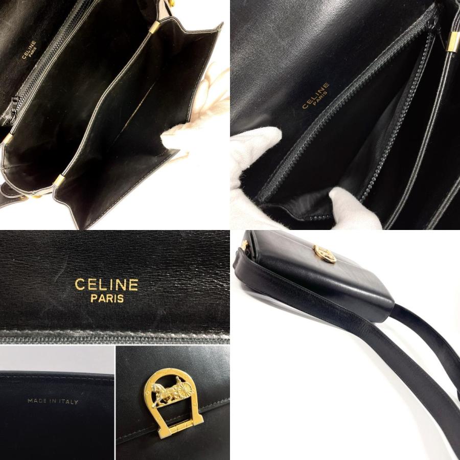 CELINE セリーヌ ショルダーバッグ 馬車金具 オールドセリーヌ CELINE セリーヌ ショルダーバッグ 馬車金具 オールドセリーヌ