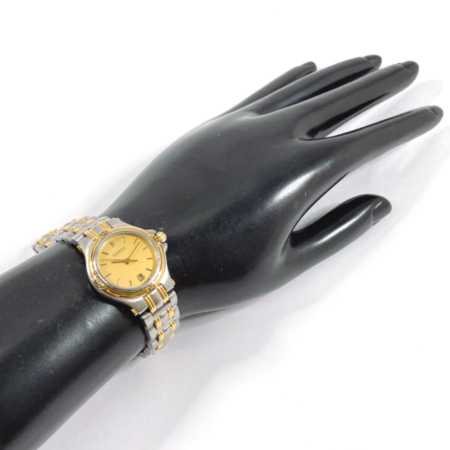 GUCCI（グッチ） 腕時計 9040L ステンレススチール/GP シルバー