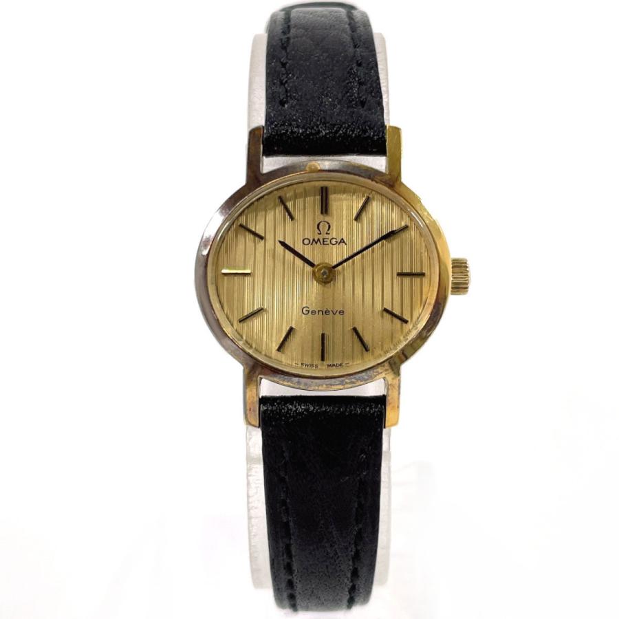 OMEGA（オメガ） 腕時計 ジュネーブ GP/レザー ゴールド 手巻き