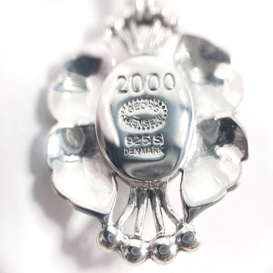 ジョージジェンセン Georg Jensen ネックレス イヤーペンダント 2000