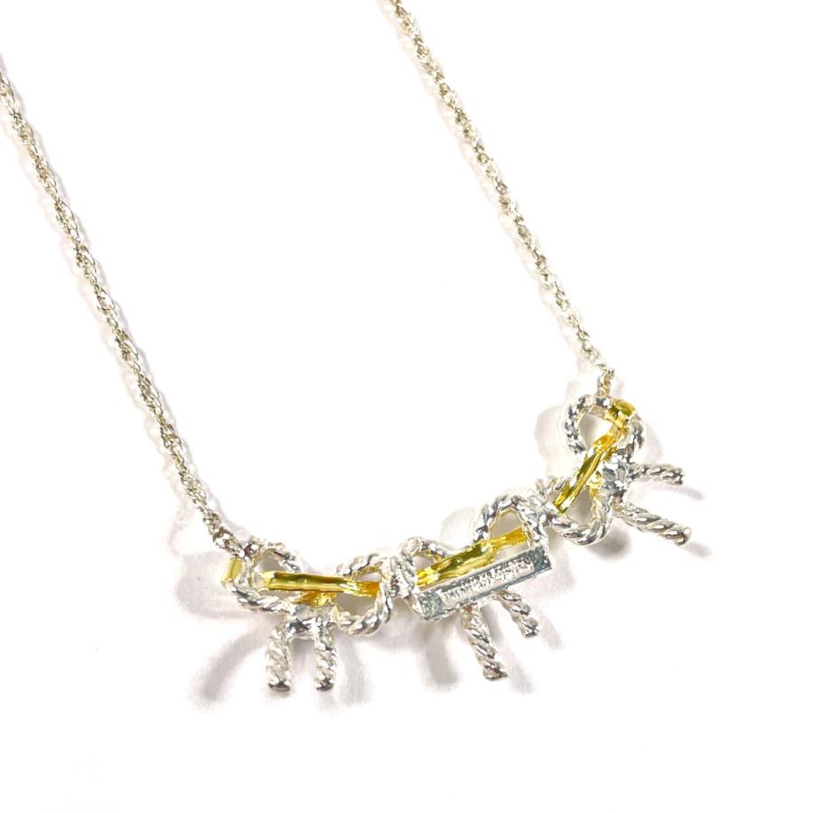 TIFFANY&Co.（ティファニー） ネックレス トリプルリボン シルバー925