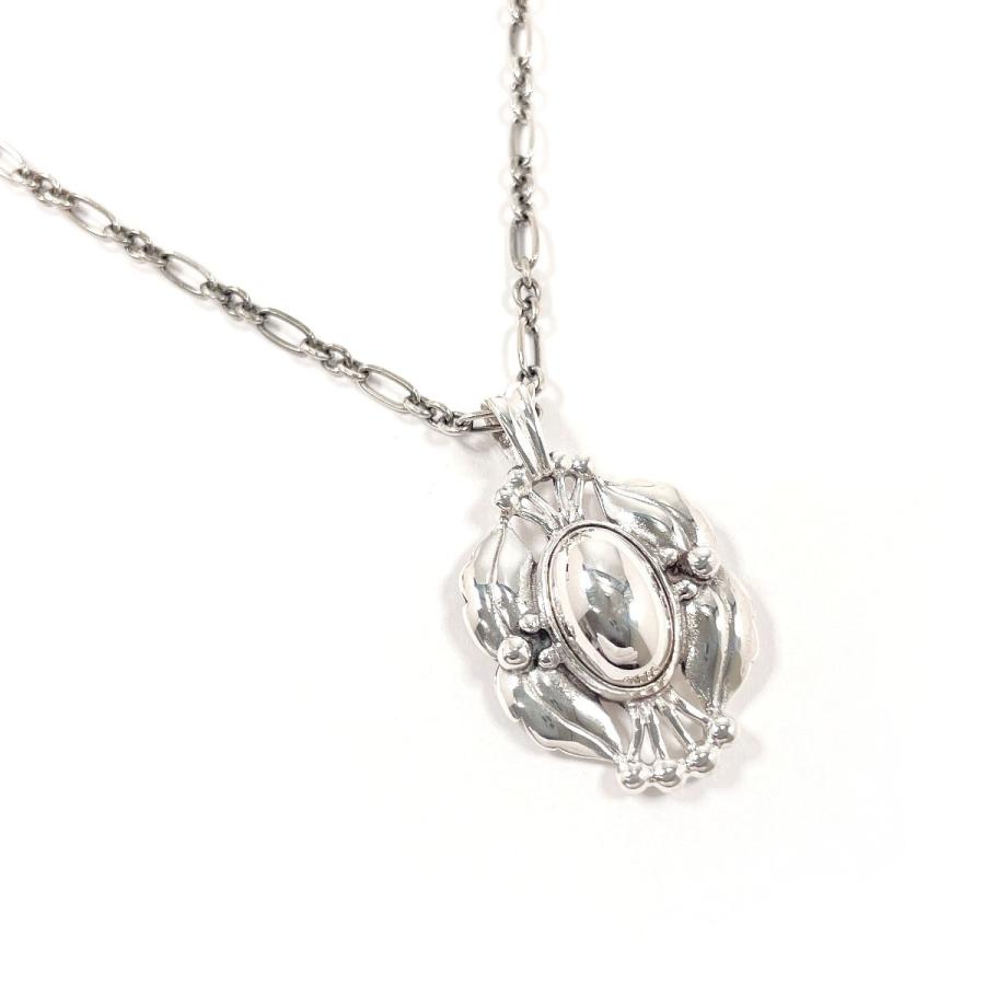   925 シルバー イヤーペンダント トップ 2000 ジョージジェンセン Georg Jensen ネックレス イヤーペンダント 2000
