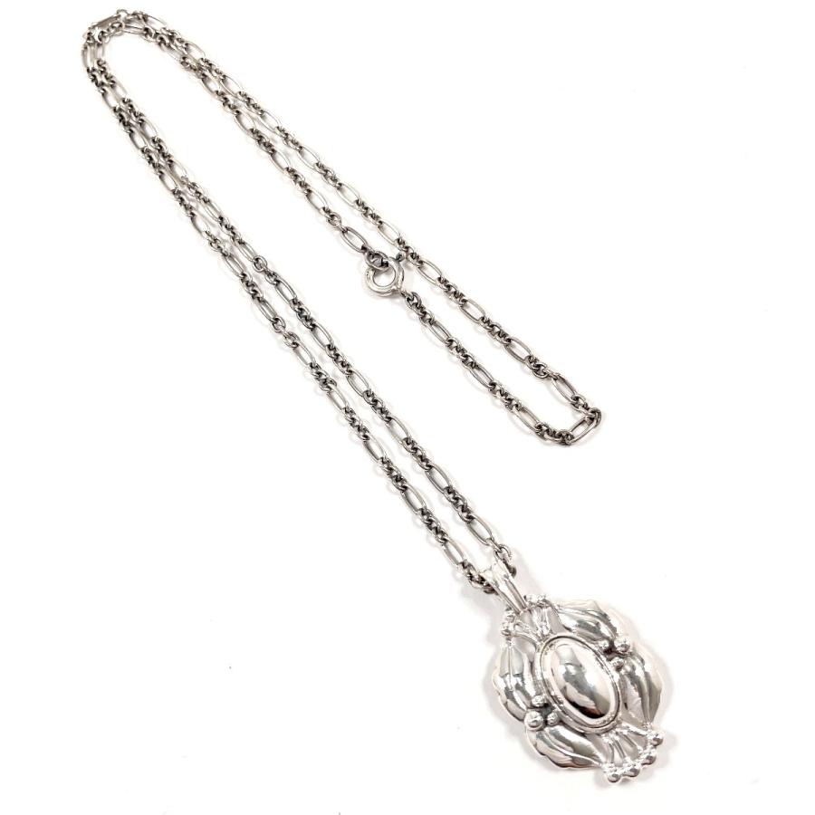 ジョージジェンセン Georg Jensen ネックレス イヤーペンダント 2000