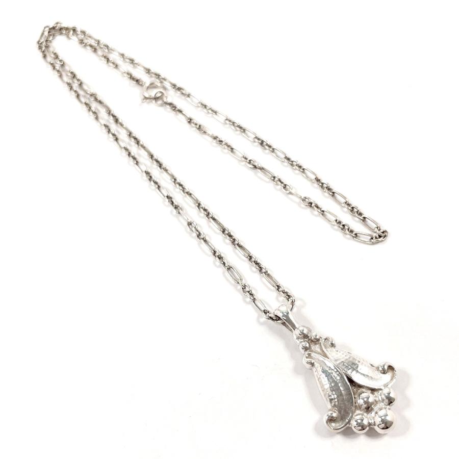 ジョージジェンセン Georg Jensen ネックレス イヤーペンダント 1993