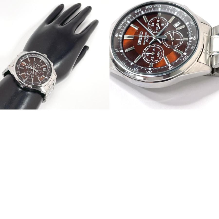 SEIKO（セイコー） 腕時計 6T63-0080 クロノグラフ デイト ステンレス