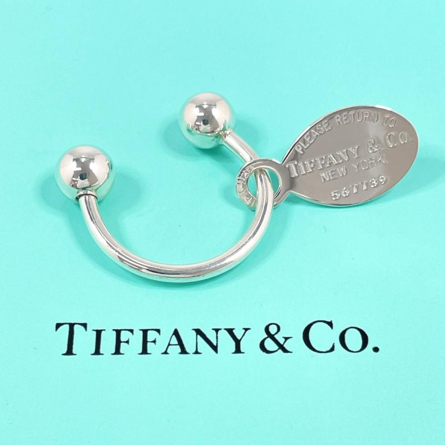 TIFFANY&Co.（ティファニー） キーホルダー オーバル タグ キーリング