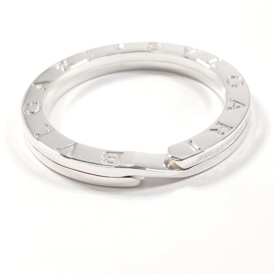 ブルガリ BVLGARI キーホルダー キーリング ペンダントトップ シルバー 