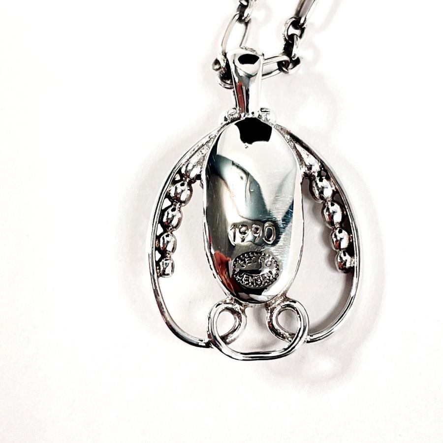美品　ジョージジェンセン 1990 ヘリテージ ネックレス　シルバー925 ジョージジェンセン Georg Jensen デザイン ネックレス ヘリテージ
