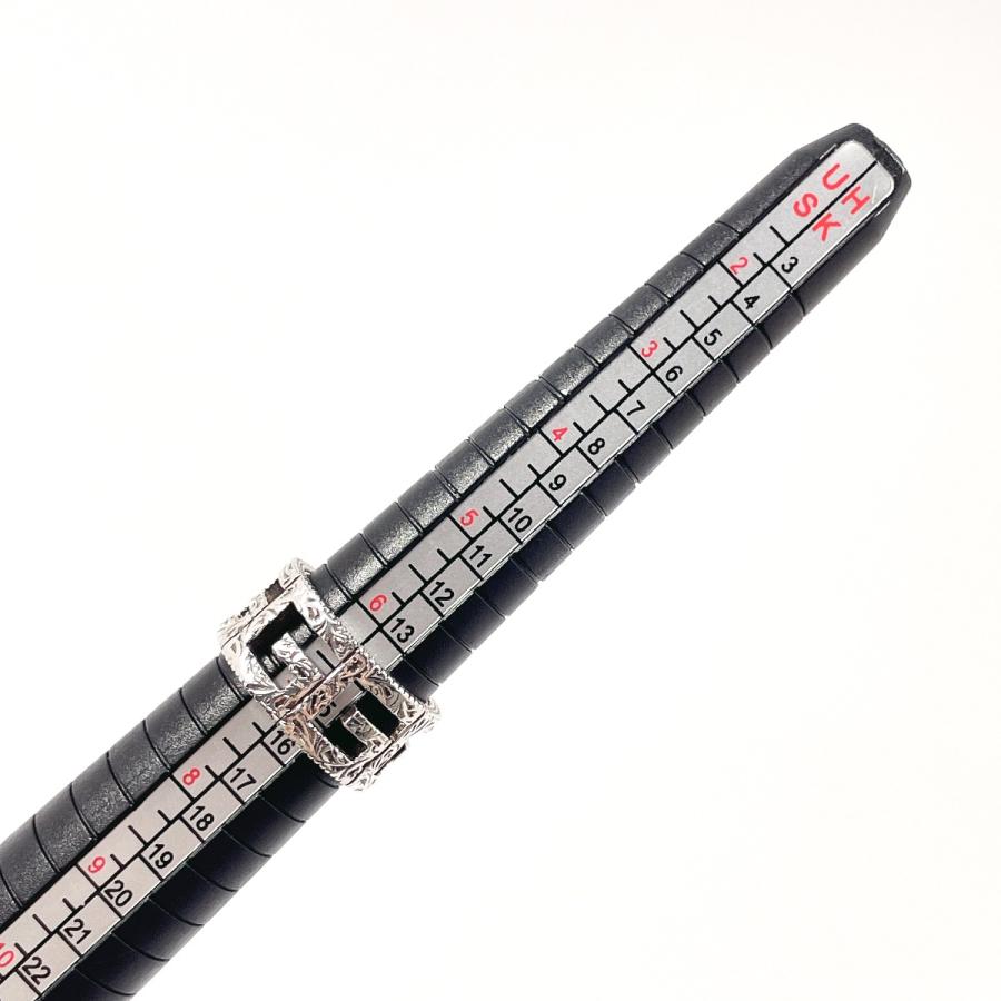 GUCCI 14号 グッチ リング・指輪 スクエアG アラベスクパターン GUCCI 14号 グッチ リング・指輪 スクエアG アラベスクパターン