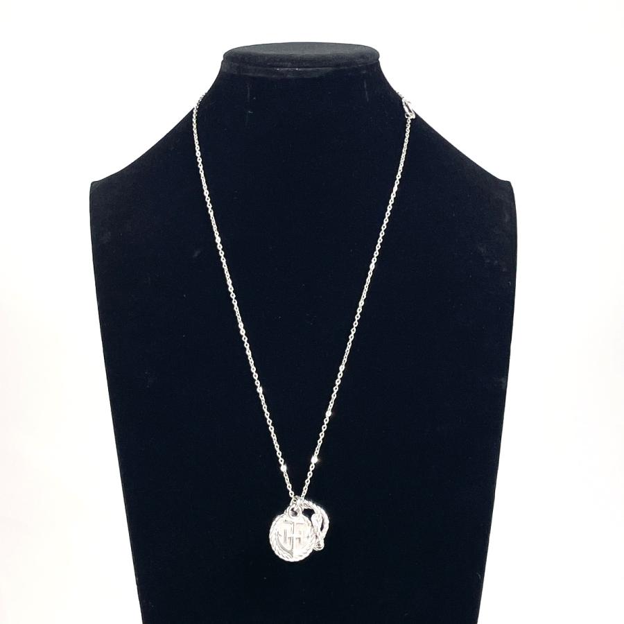 エルメス HERMES ネックレス コルダージュ ロープ シルバー