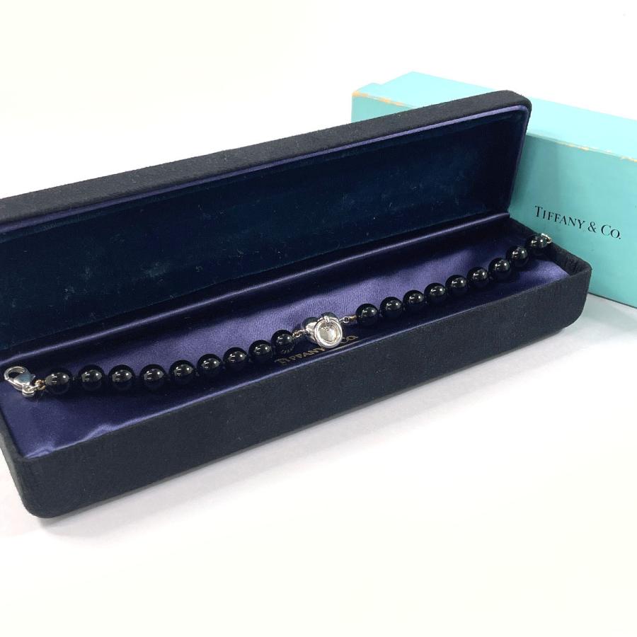 ティファニー ノット ヒンジ ブラック レザー メンズ ブレスレット TO156 ティファニー ノット ヒンジ ブラック レザー メンズ ブレスレット TO156