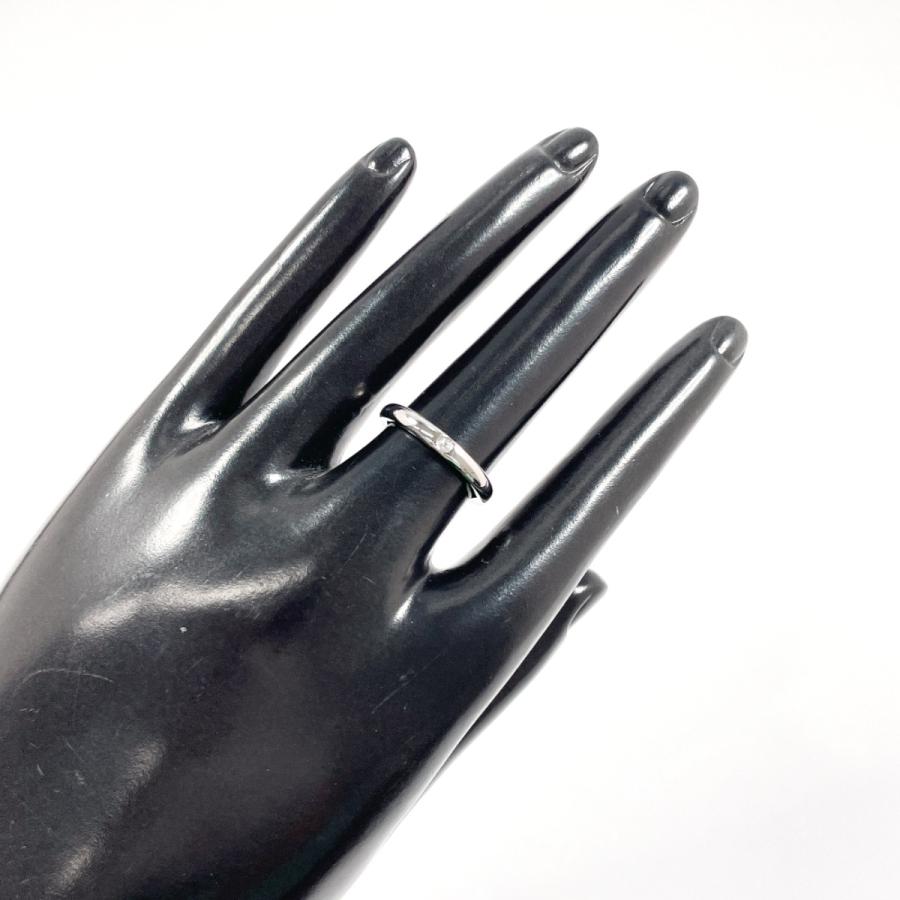 新品仕上げ済☆ティファニー ダイヤモンド カーブドバンドリング