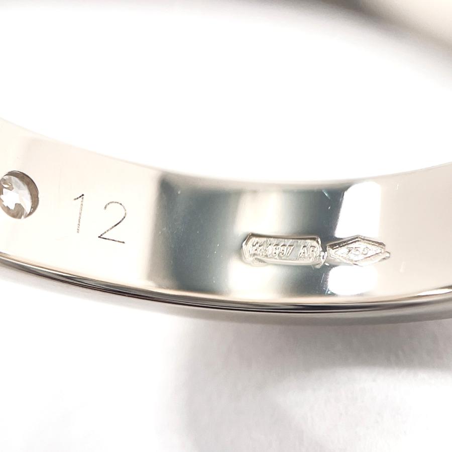 GUCCI（グッチ） 11号 リング・指輪 アイコン プリント K18ホワイト