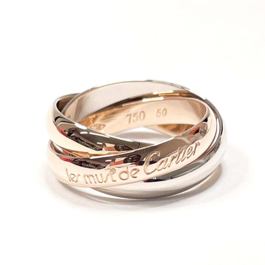 美品　Cartier トリニティリング クラシック　50 (10号) MM CARTIER】カルティエ トリニティ リング・指輪 10号 – NISHIKINO