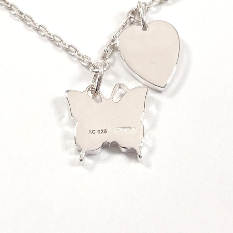 GUCCI（グッチ） ネックレス バタフライ ハート モチーフ シルバー925 