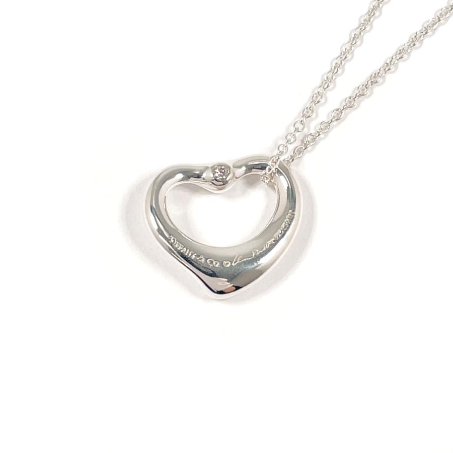 新品仕上済 ティファニー オープンハート ネックレス Lサイズ TIFFANY&Co.（ティファニー） ネックレス オープンハート エルサ