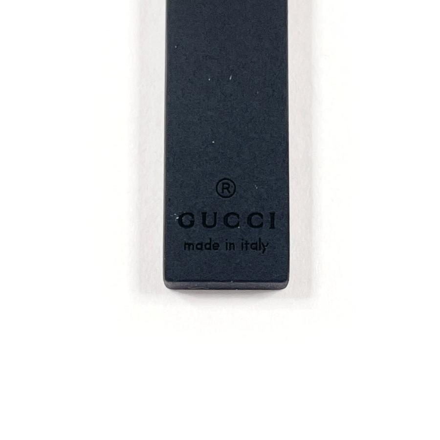 GUCCI（グッチ） ネックレス GGタグ チェーン シルバー925 ブラック
