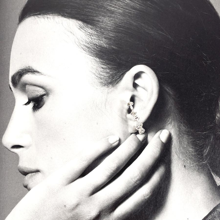 ホーセンブース HOORSENBUHS イヤリング MICRO CRESCENT シルバー925