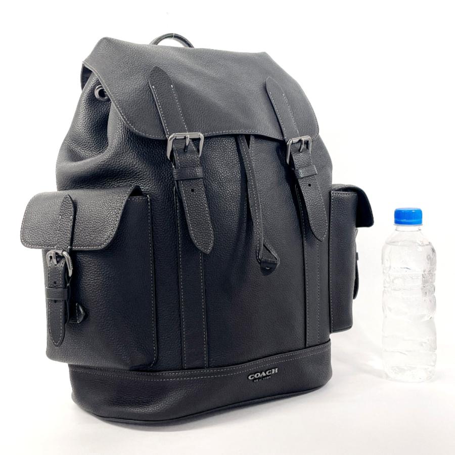 【美品】COACH ハドソン リュック オールレザー ブラック COACH（コーチ） リュック・デイパック CB837 ハドソン バックパック