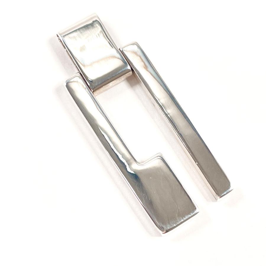 GUCCI（グッチ） ペンダントトップ Gロゴ プレート シルバー925