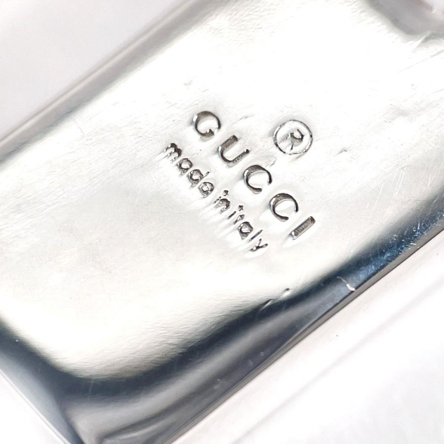 GUCCI（グッチ） ペンダントトップ Gロゴ プレート シルバー925