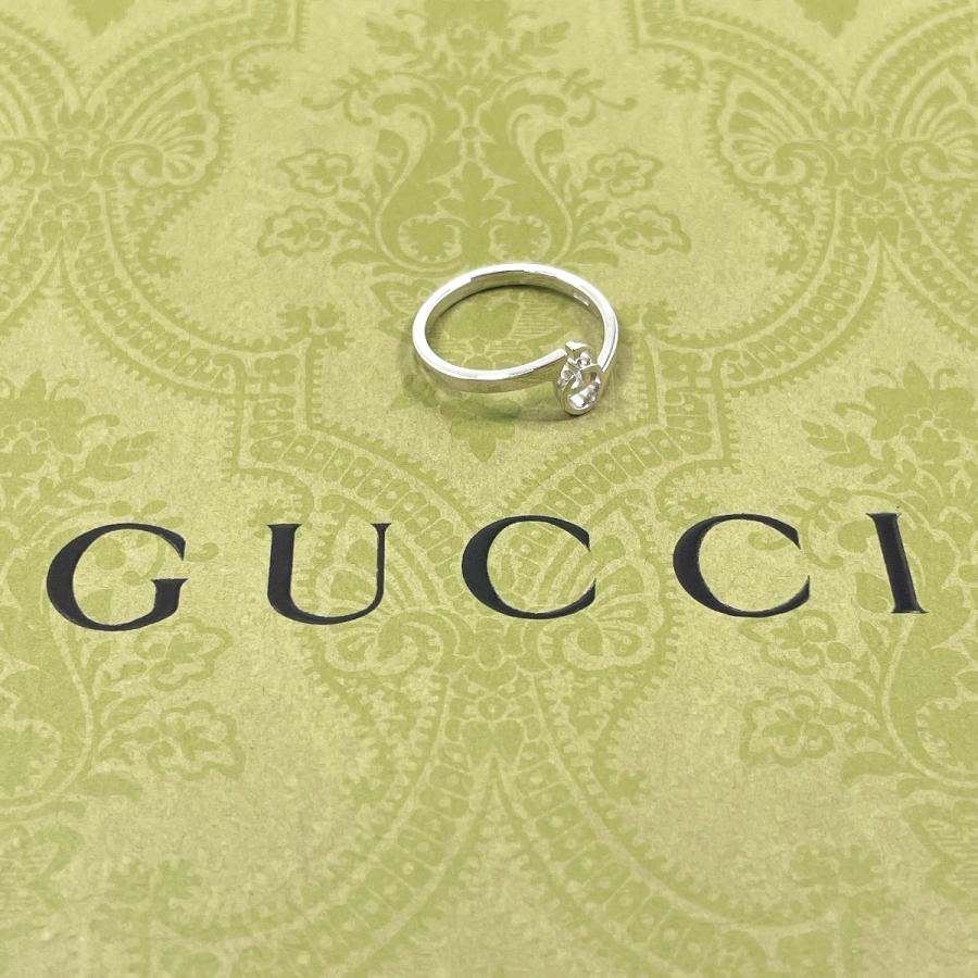 GUCCI（グッチ） 9.5号 リング・指輪 GG ランニング K18ホワイト