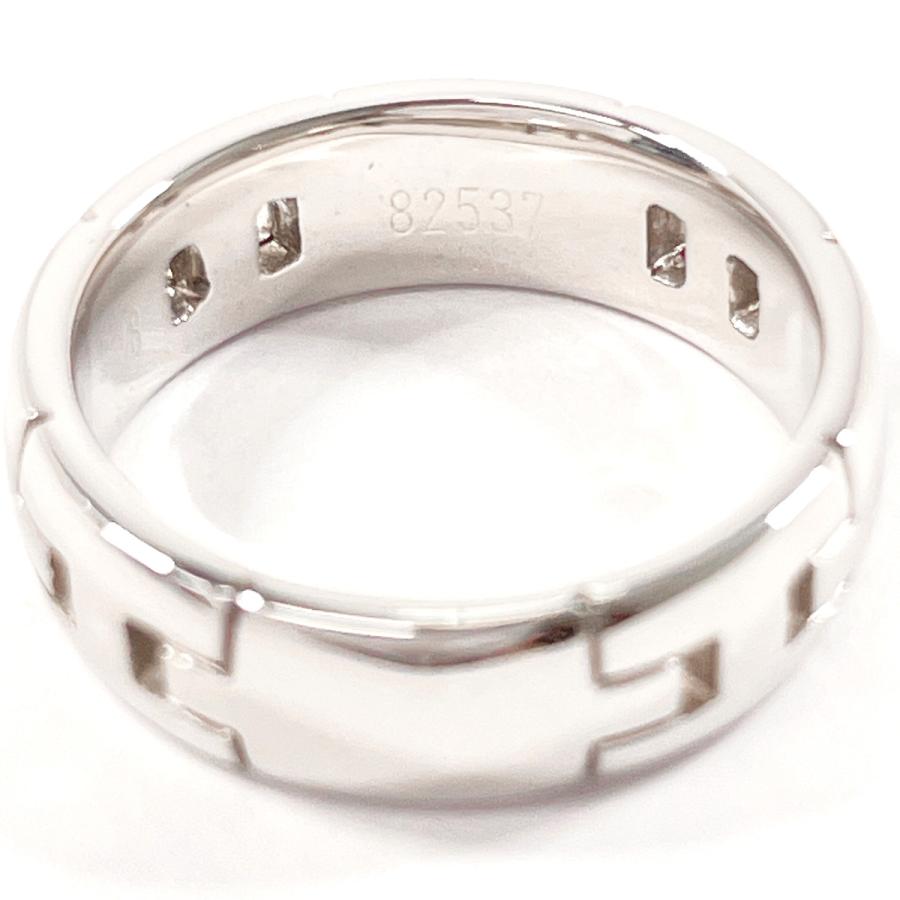 おでお HERMES ホワイトゴールド リング8号サイズ