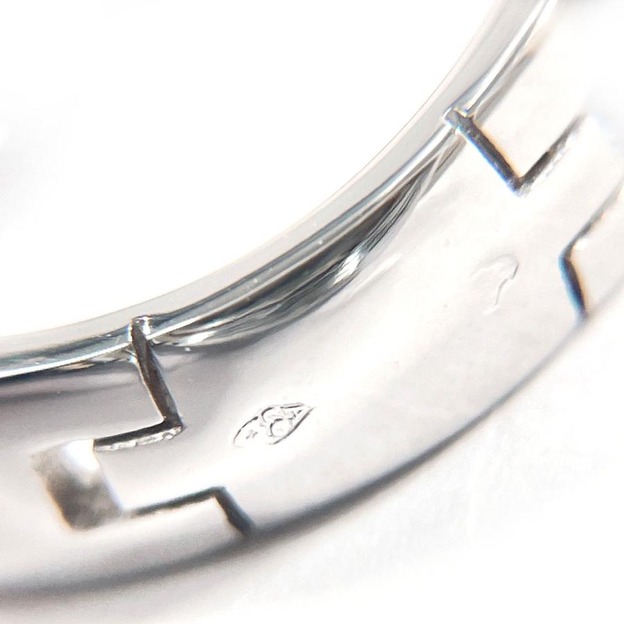 HERMES（エルメス） 8号 リング・指輪 ヘラクレス K18ホワイトゴールド