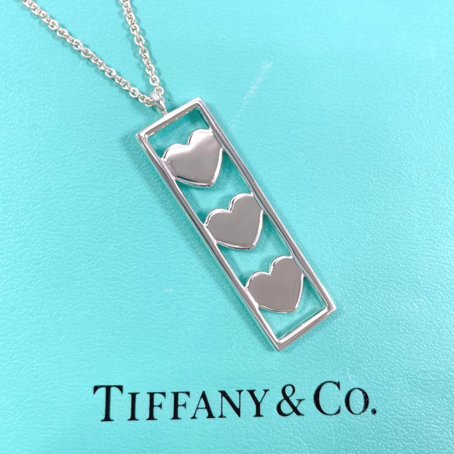 TIFFANY&Co.（ティファニー） ネックレス トリプルハート プレート