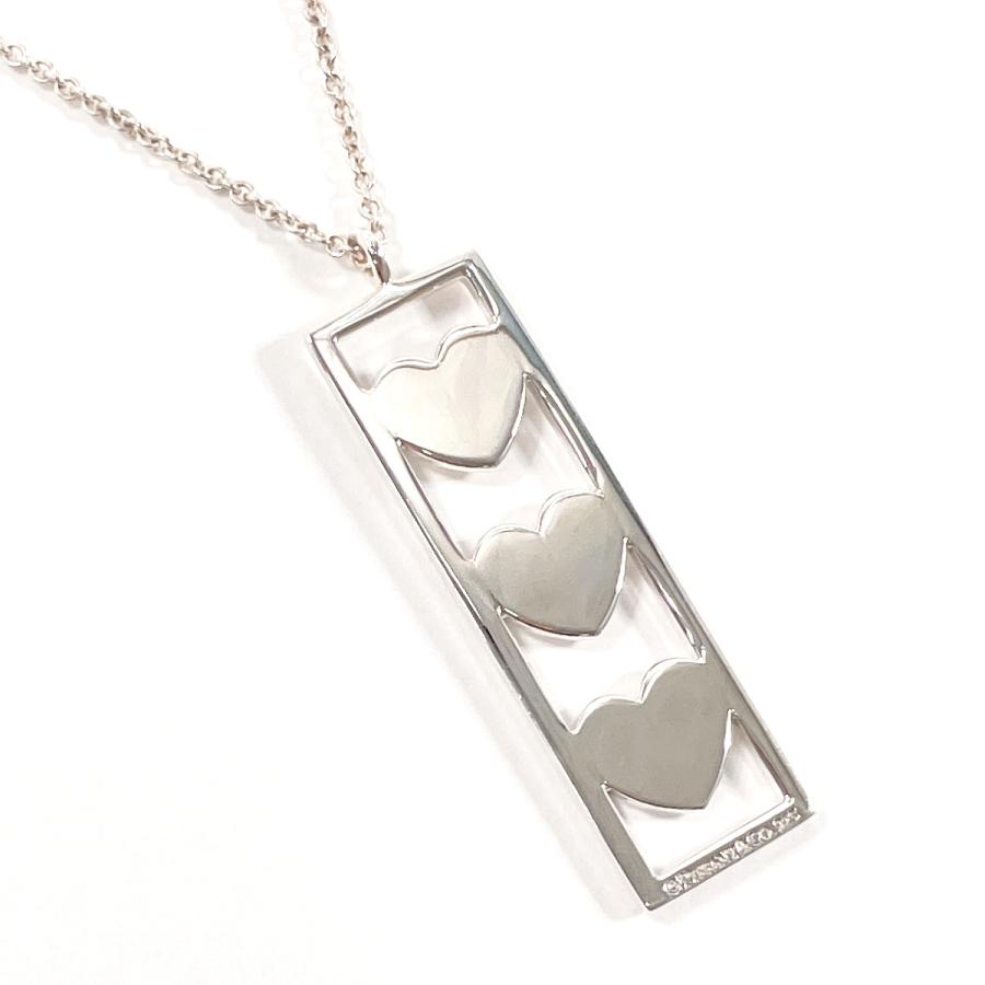 TIFFANY&Co.（ティファニー） ネックレス トリプルハート プレート