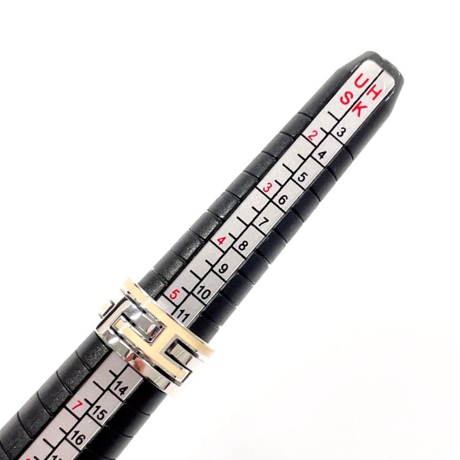 HERMES 11号 エルメス リング・指輪 ムーブアッシュ シルバー925 HERMES 11号 エルメス リング・指輪 ムーブアッシュ シルバー925