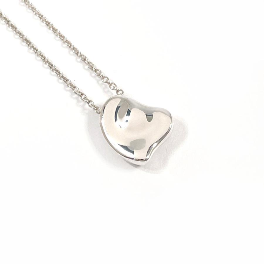 新品同様 ティファニー ネックレス フルハート シルバー925 エルサペレッティ TIFFANY&Co.（ティファニー） ネックレス フルハート エルサペレッティ