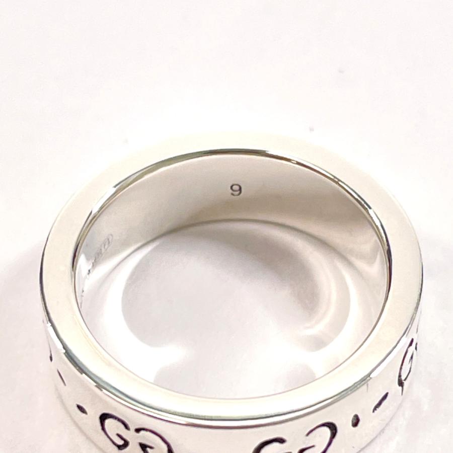 GUCCI シルバーリング ロゴ入り GUCCI（グッチ） 8号 リング・指輪 Gロゴ スネーク スパイラル
