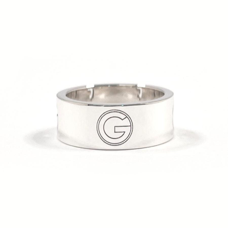 GUCCI（グッチ） 14.5号 リング・指輪 ロゴ カットアウト シルバー925