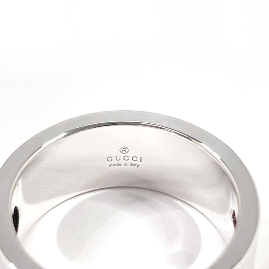 GUCCI（グッチ） 14.5号 リング・指輪 ロゴ カットアウト シルバー925