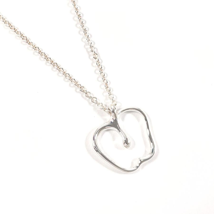 美品　Tiffany & Co. シルバーアップル ネックレス TIFFANY&Co.（ティファニー） ネックレス アップル りんご エルサ