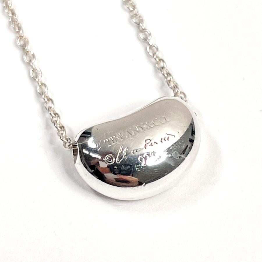 【美品】ティファニー ビーンズ ネックレス シルバー 925 エルサペレッティ2 TIFFANY&Co.（ティファニー） ネックレス ビーンズ エルサペレッティ