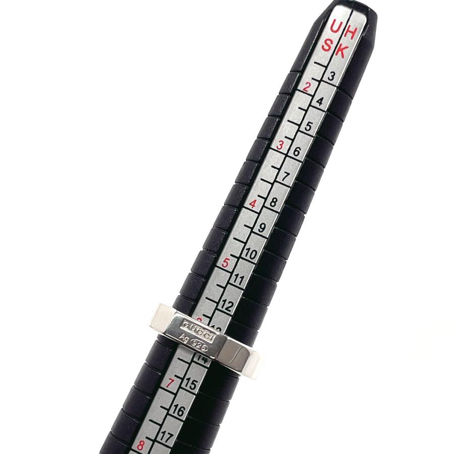 GUCCI（グッチ） 12号 リング・指輪 ロゴ シルバー925 アクセサリー