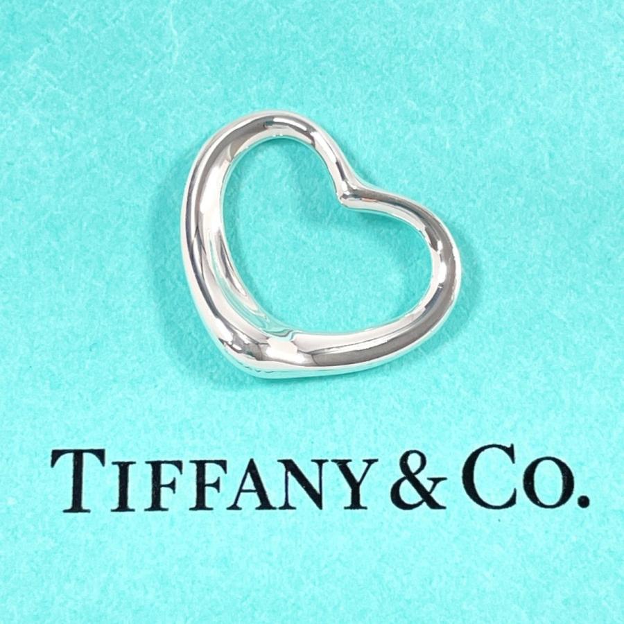 ティファニー Tiffany&Co. オープンハート トップ シルバー925 TIFFANY&Co.（ティファニー） ペンダントトップ オープンハート エルサ