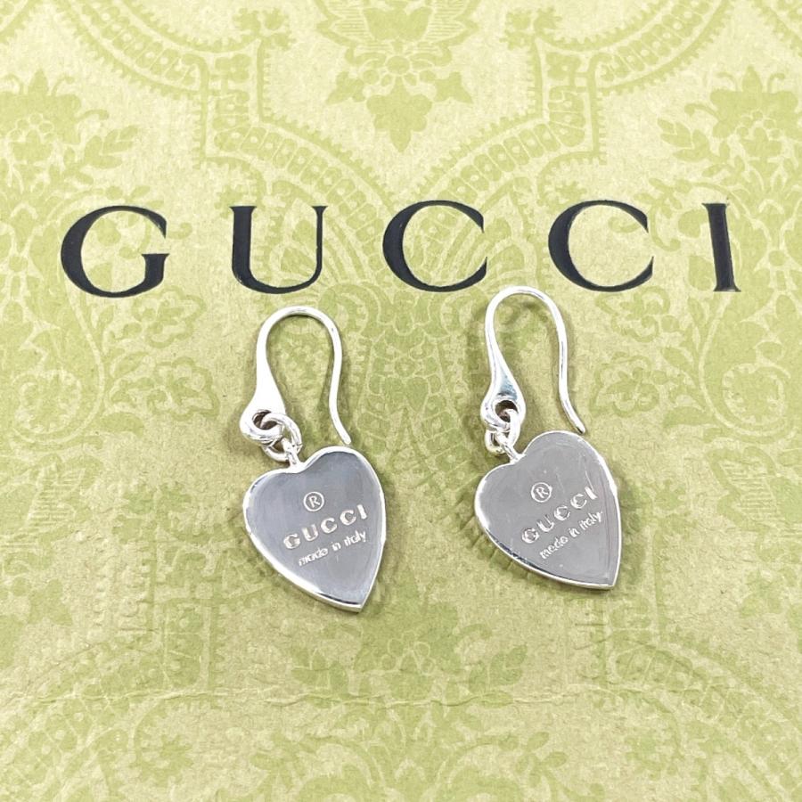 GUCCI（グッチ） ピアス トレードマーク ハート ロゴ シルバー925