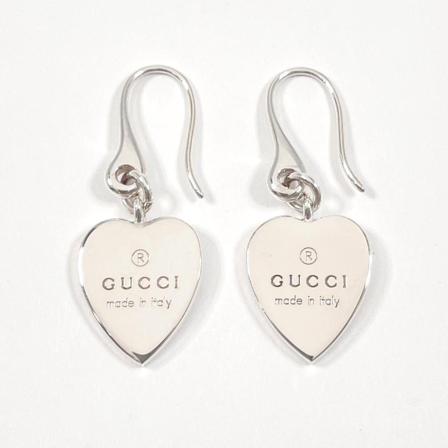 GUCCI（グッチ） ピアス トレードマーク ハート ロゴ シルバー925