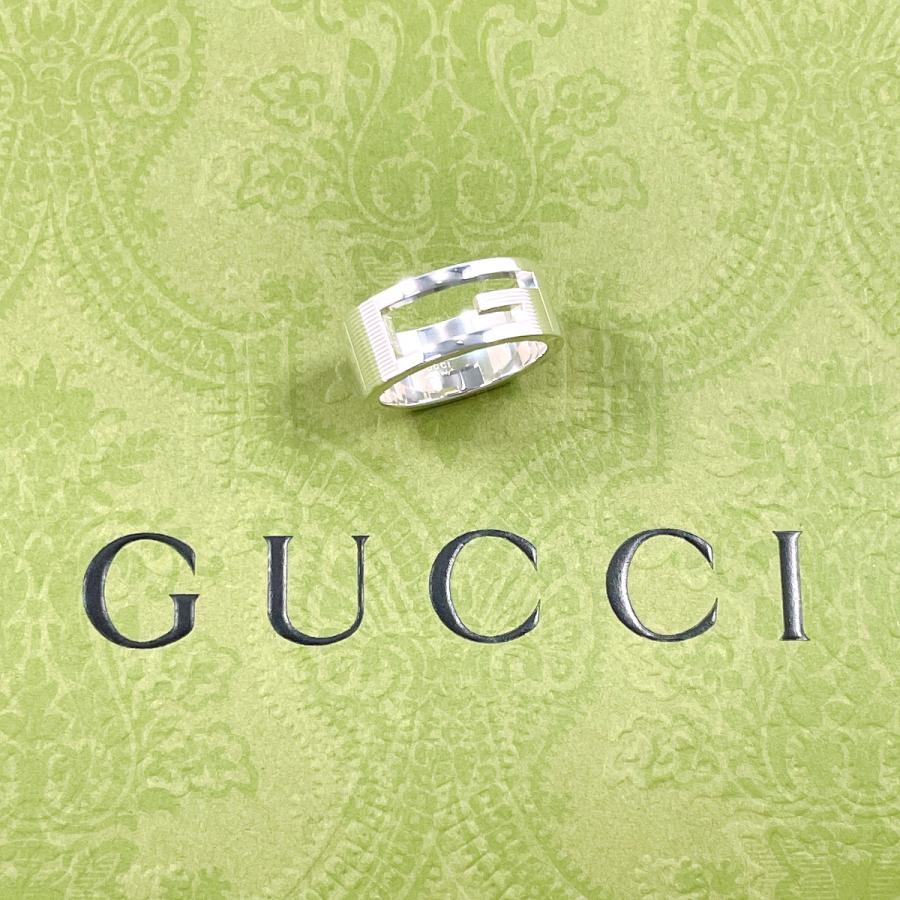 GUCCI（グッチ） 11号 リング・指輪 ブランデッド カットアウトG 表記