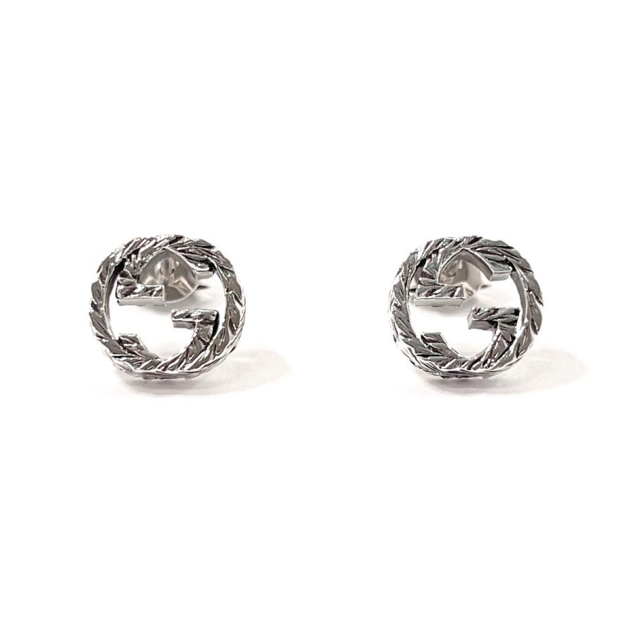 GUCCI（グッチ） ピアス 457109 J8400 0811 インターロッキング G GG 