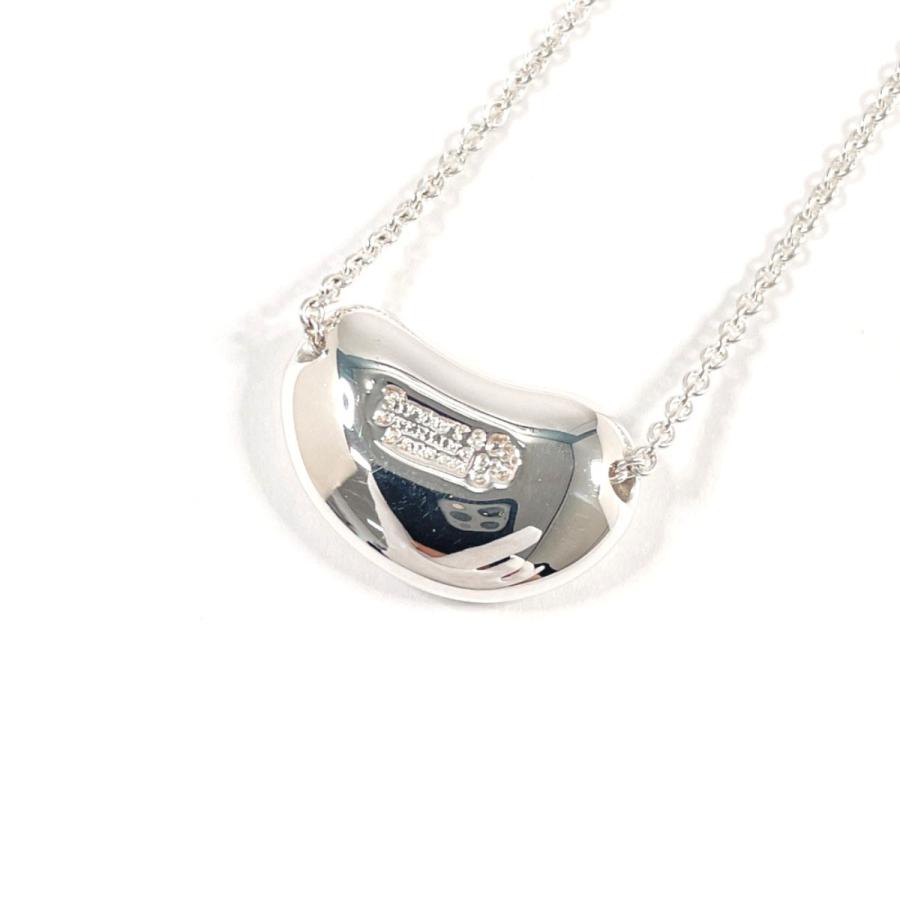 未使用に近い ティファニー ネックレス ビーンズ ミディアム 925 シルバー TIFFANY&Co.（ティファニー） ネックレス ビーン エルサペレッティ