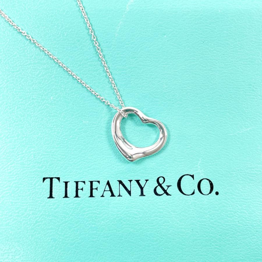 新品仕上 ティファニー エルサペレッティ オープンハート SV925 ネックレス TIFFANY&Co.（ティファニー） ネックレス エルサペレッティ オープン