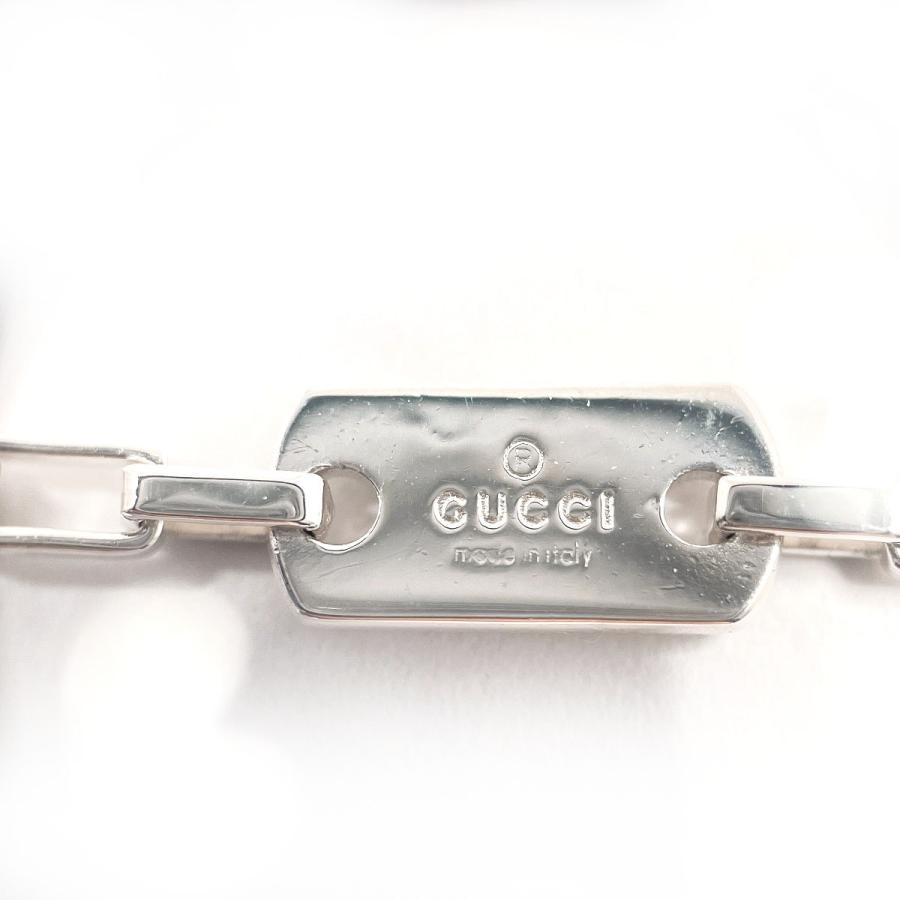 GUCCI（グッチ） ネックレス スクエア プレート シルバー925