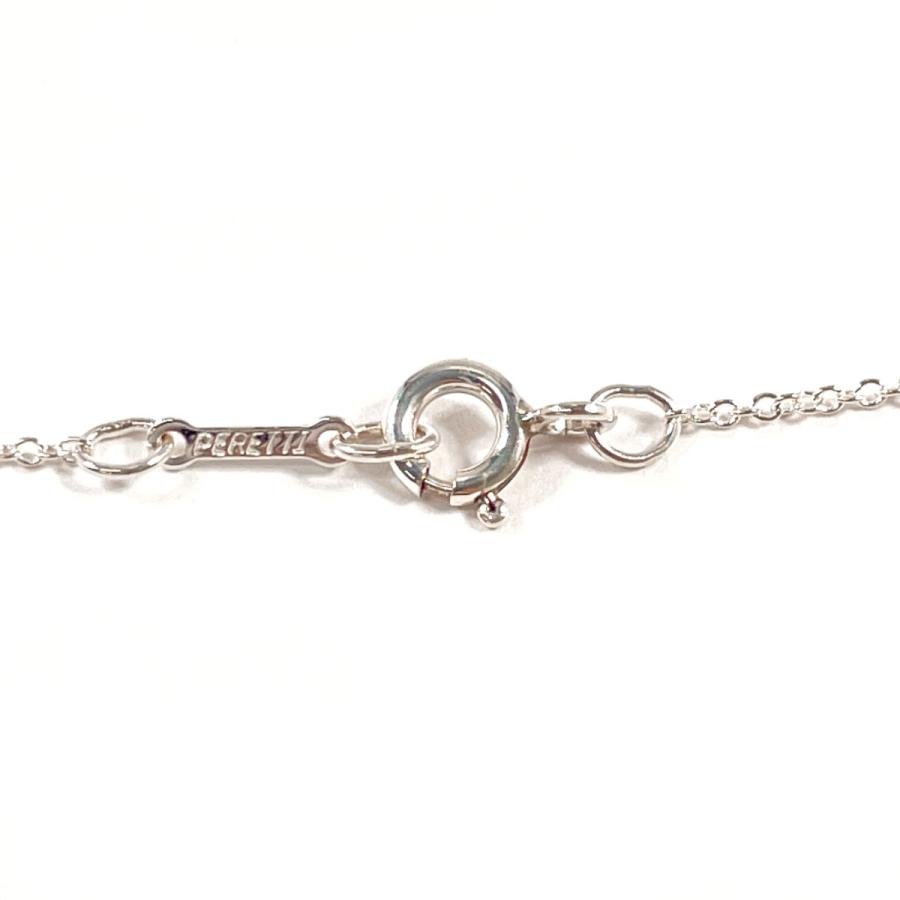 極美品　ティファニー　ミニ　エルサペレッティ　クロス　ネックレス　シルバー TIFFANY&Co.（ティファニー） 良品◎（TIFFANY&Co. ティファニー