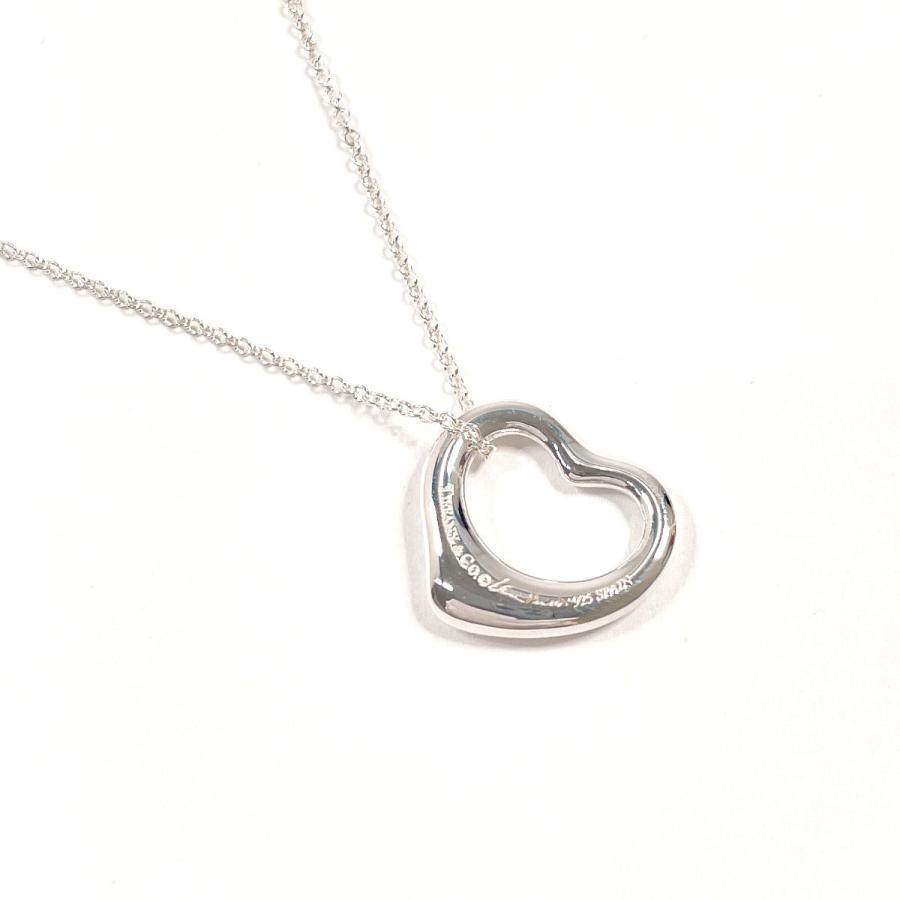 TIFFANY&Co ティファニー オープンハート ネックレス シルバーnk01 TIFFANY&Co.（ティファニー） ネックレス エルサペレッティ オープン