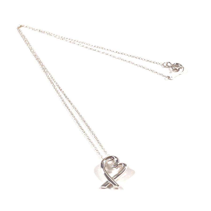 【美品】ティファニー パロマピカソ ラビングハート ネックレス 925 付属付き TIFFANY&Co.（ティファニー） ネックレス パロマ ピカソ ラビング