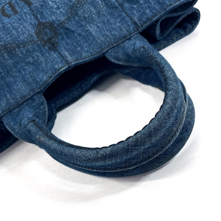 PRADA（プラダ） トートバッグ ハンドバッグ B1877B カナパ M デニム